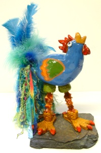 Birds of a Feather Sculpture by Sherry Tolar