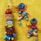Ceramic Jewlery Necklace and Earrings by Sherry Tolar