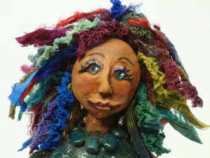 Wild and Wacky Women Ceramic Sculptures by Sherry Tolar